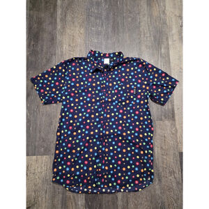 M&M Candy Button Up Shirt Size XL